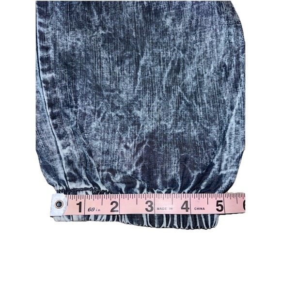 CLOTH and STONE Womens M Tencel Loose Jeans Pants Wide Barrel Leg Jogger Cargo - Picture 11 of 12